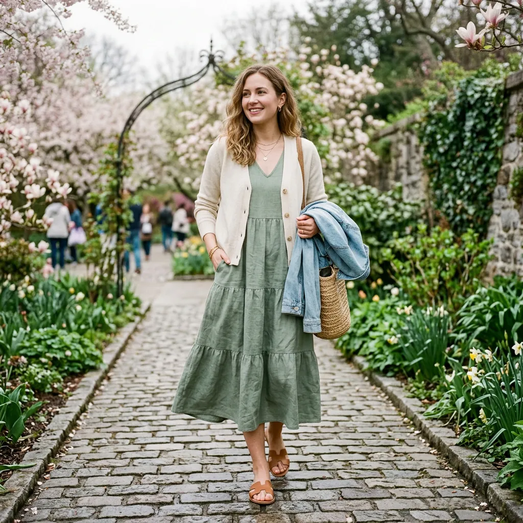 Comfy Spring Outfits Transitional Weather Ideas