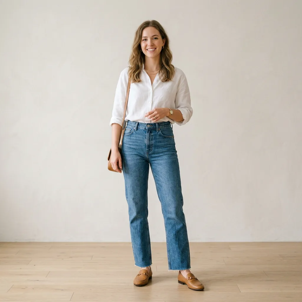 Outfit Ideas Jeans: 30 Stylish Ways to Wear Denim 14 Straight Leg Outfit Ideas Jeans