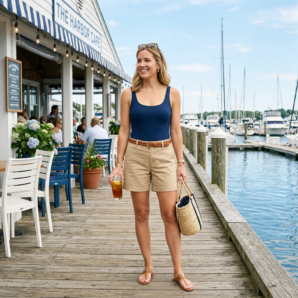 30 Swimsuit With Shorts Ideas: The Ultimate Guide to Stylish Warm Weather Looks 21 Swimsuit With Chino Shorts Ideas
