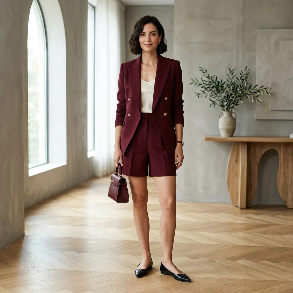Tailored Shorts Outfit Ideas