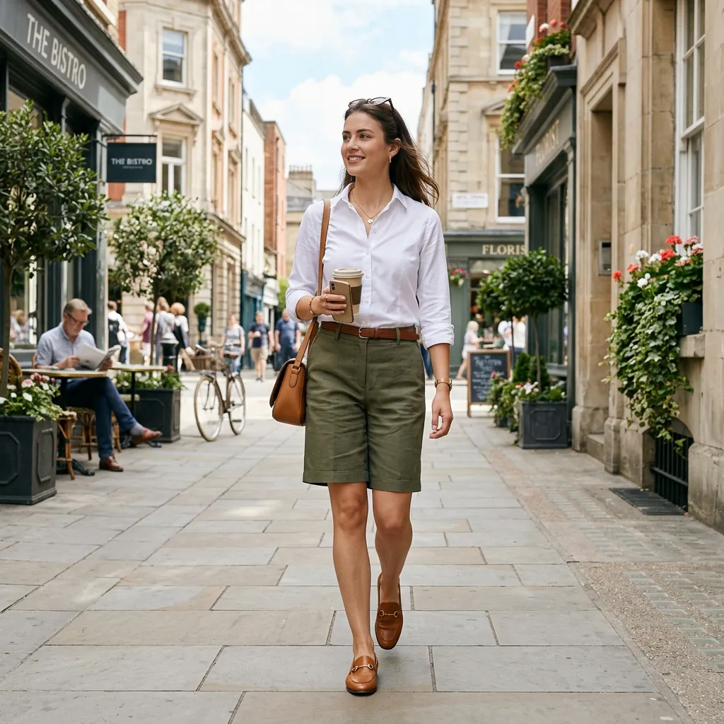 Bermuda Shorts Outfit Ideas