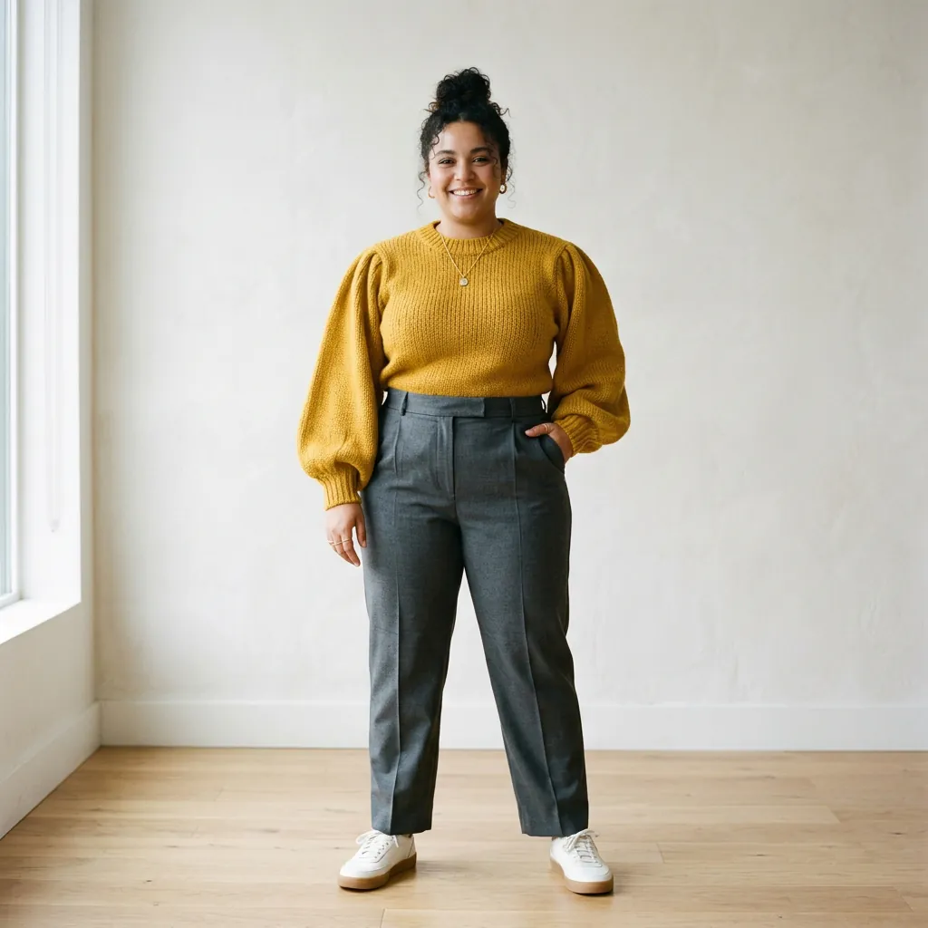 Statement Sleeve Sweater Outfit Ideas