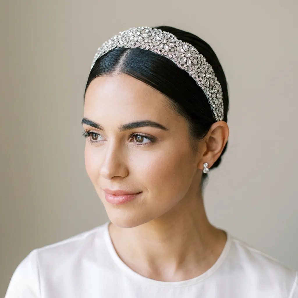 Crystal Headband Hairstyle Ideas