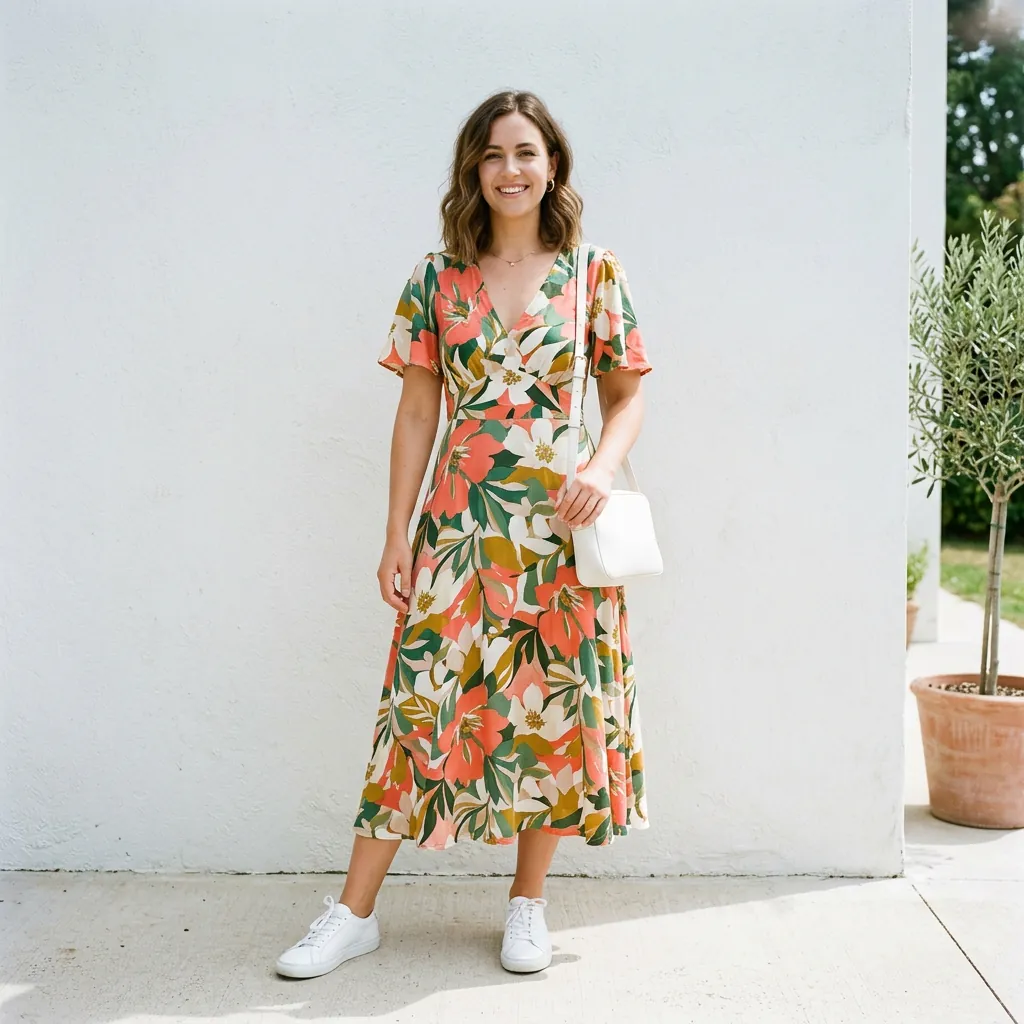 Summer Casual Outfit Ideas with Floral Prints
