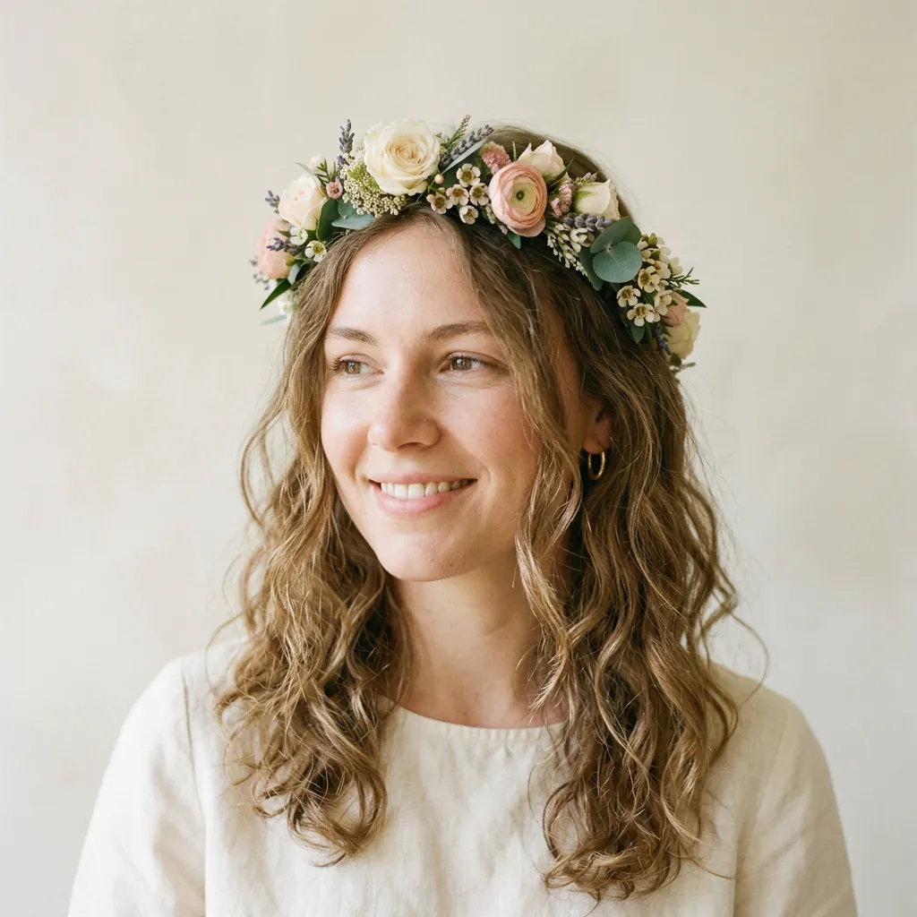 Floral Hairstyles With Headbands Ideas