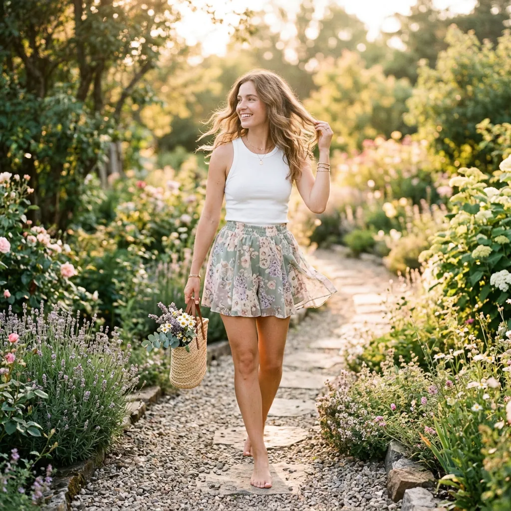 Flowy Shorts Outfit Ideas