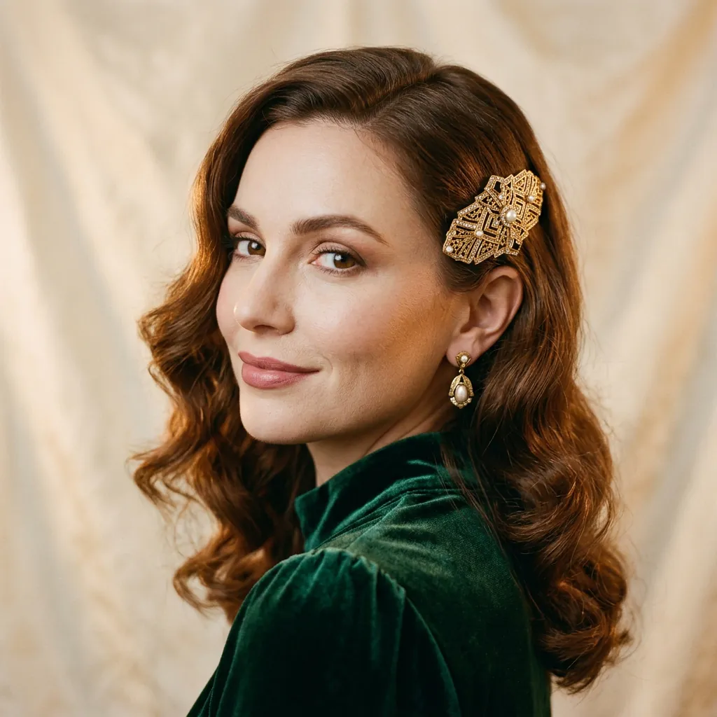 30 Hairstyles with Clips Ideas Creative Ways to Style Your Hair 11 Vintage hairstyles with clips Ideas