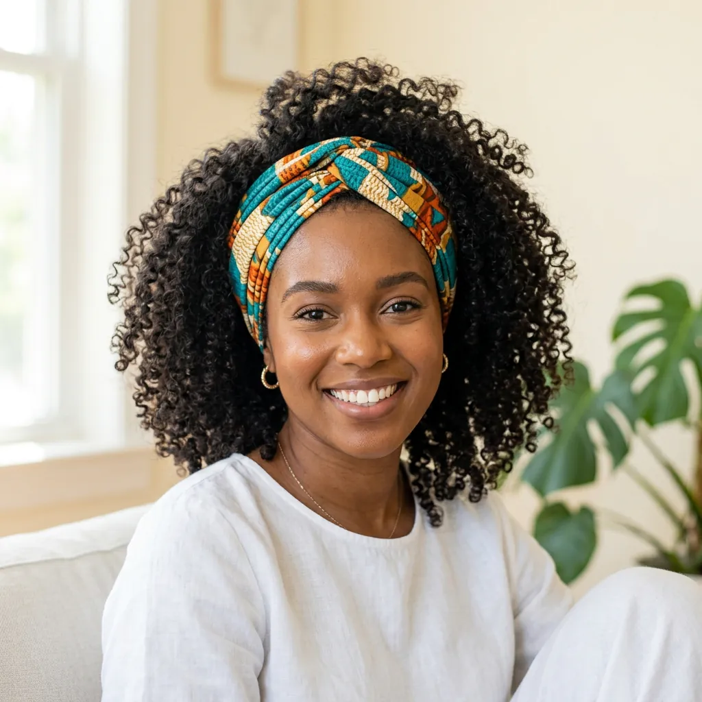Curly Hair with Headband Ideas