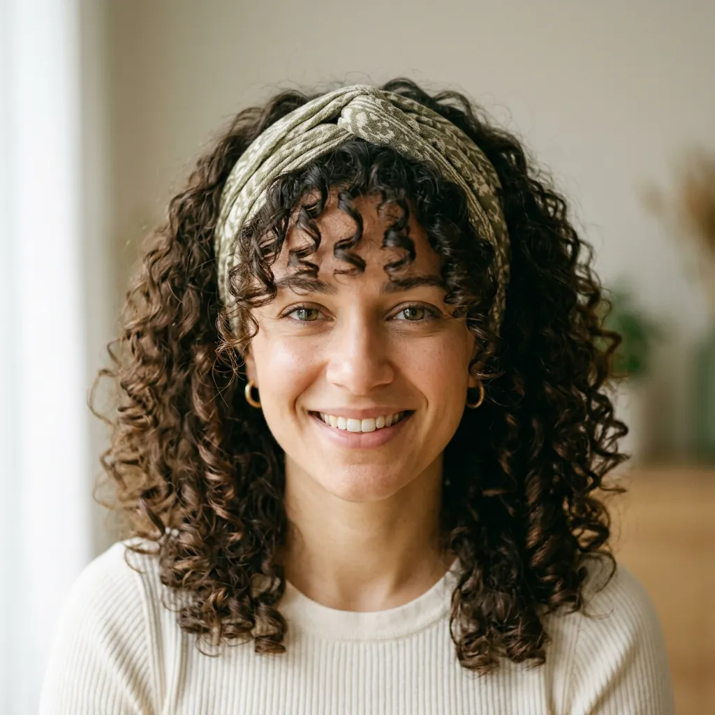 Curly Hair Headband Ideas