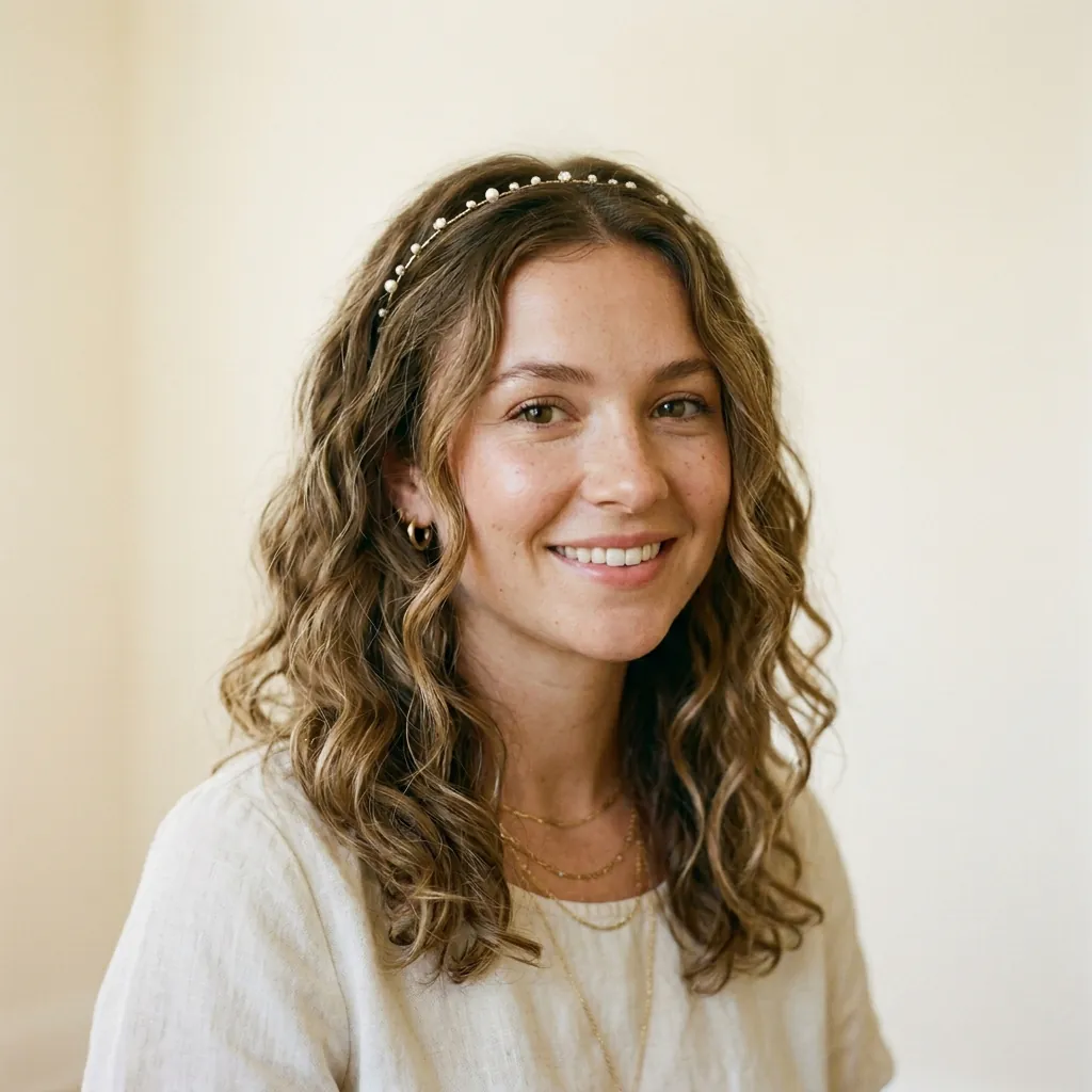 Wavy Hair Headband Ideas