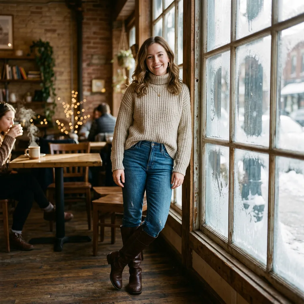outfit ideas for winter with Jeans