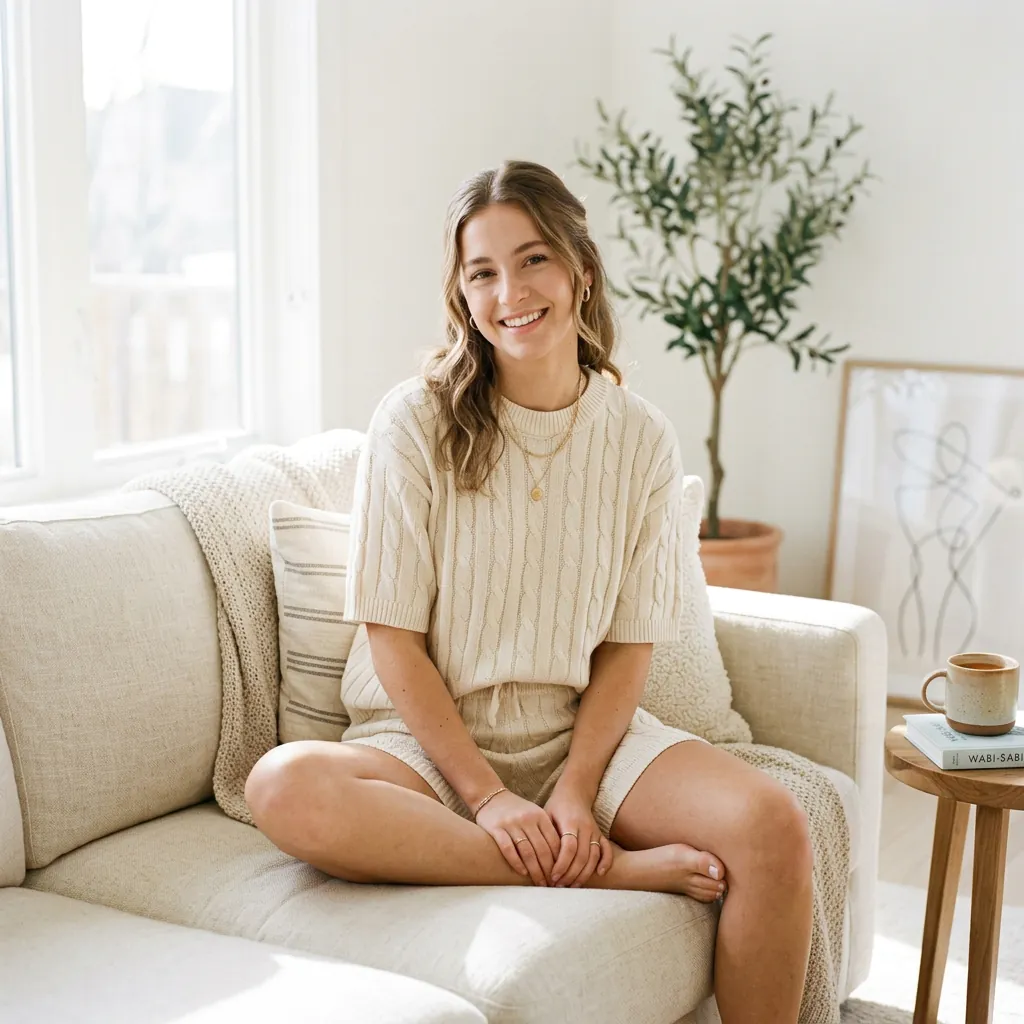 Knit Shorts Outfit Ideas
