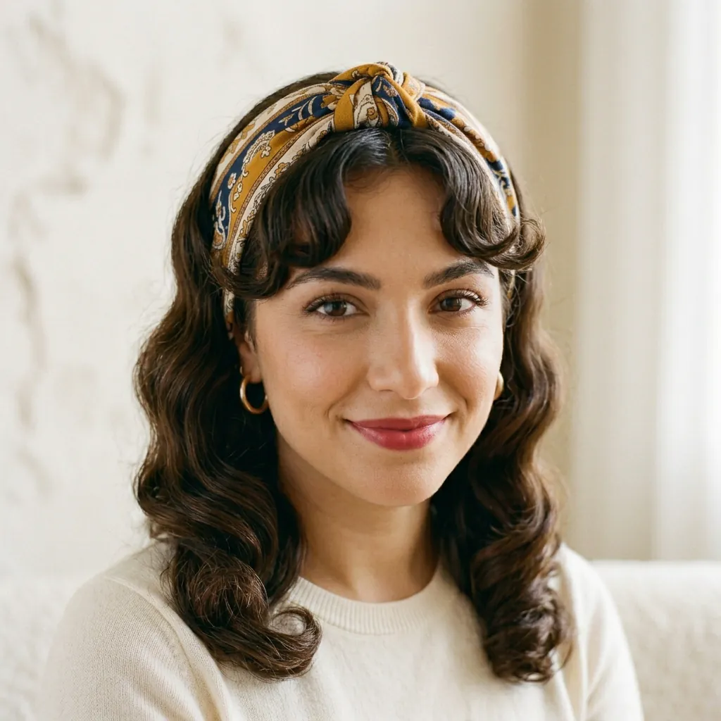 Knotted Hairstyles With Headbands Ideas