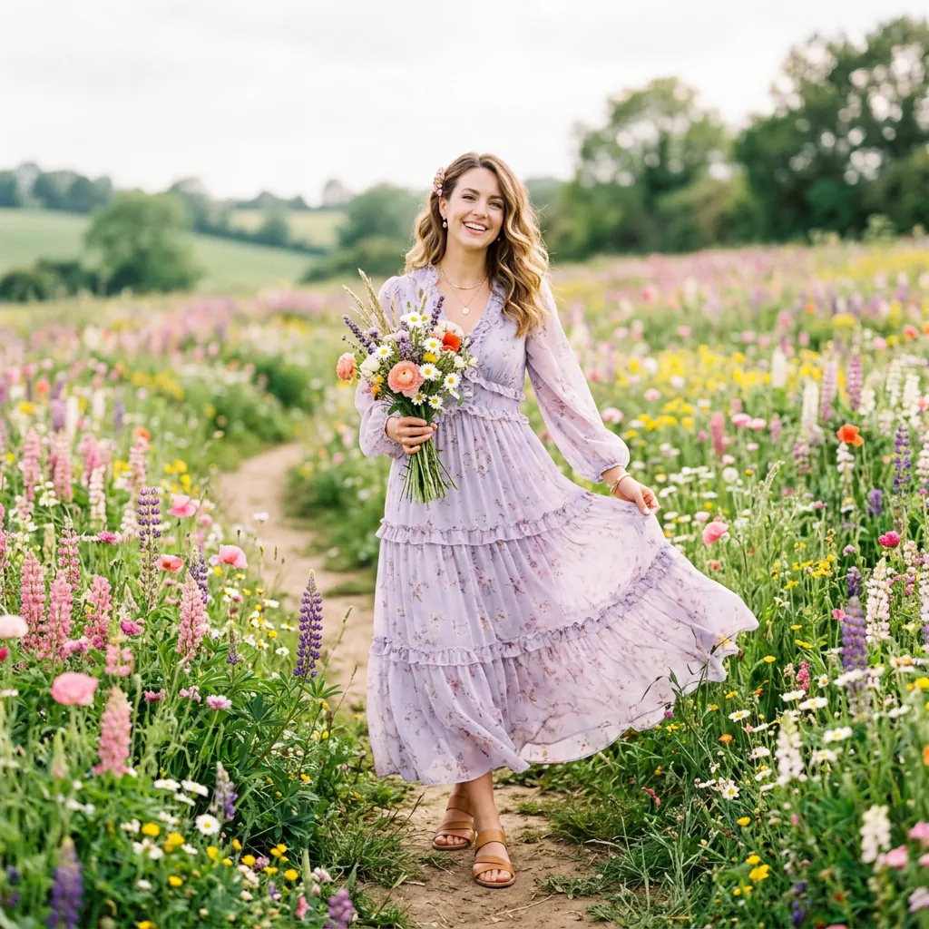 Spring Birthday Outfit Ideas for Photoshoots