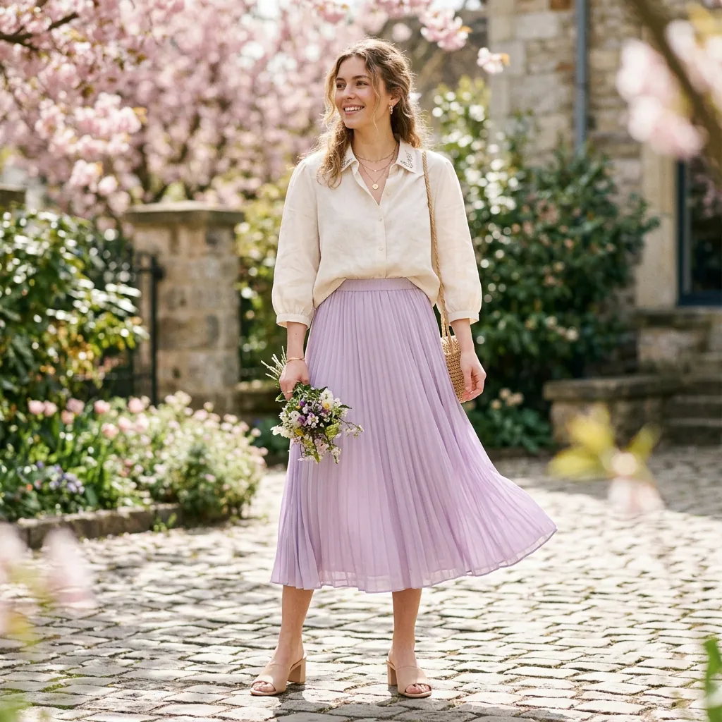 Spring Birthday Skirt Outfit Ideas