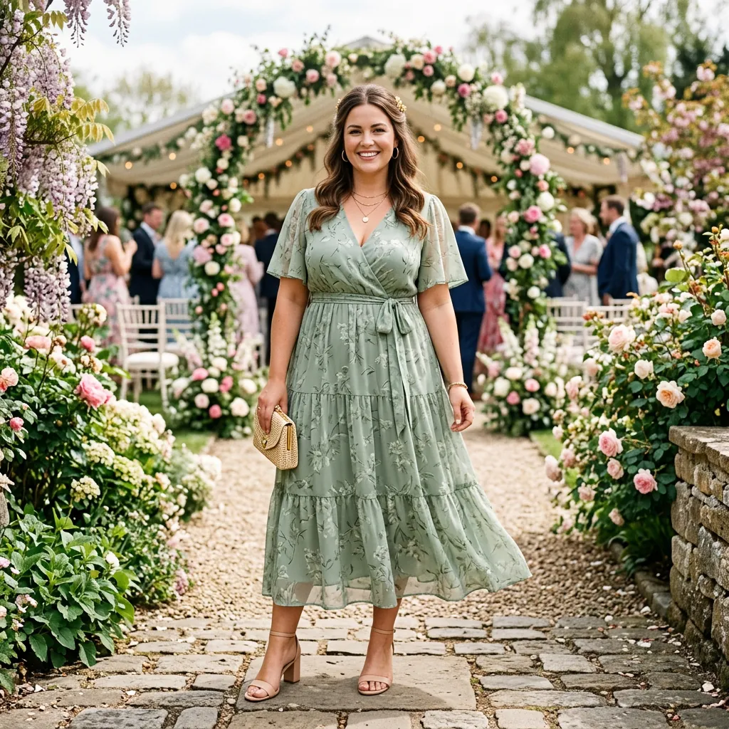 Spring Wedding Guest Midsize Spring Outfits