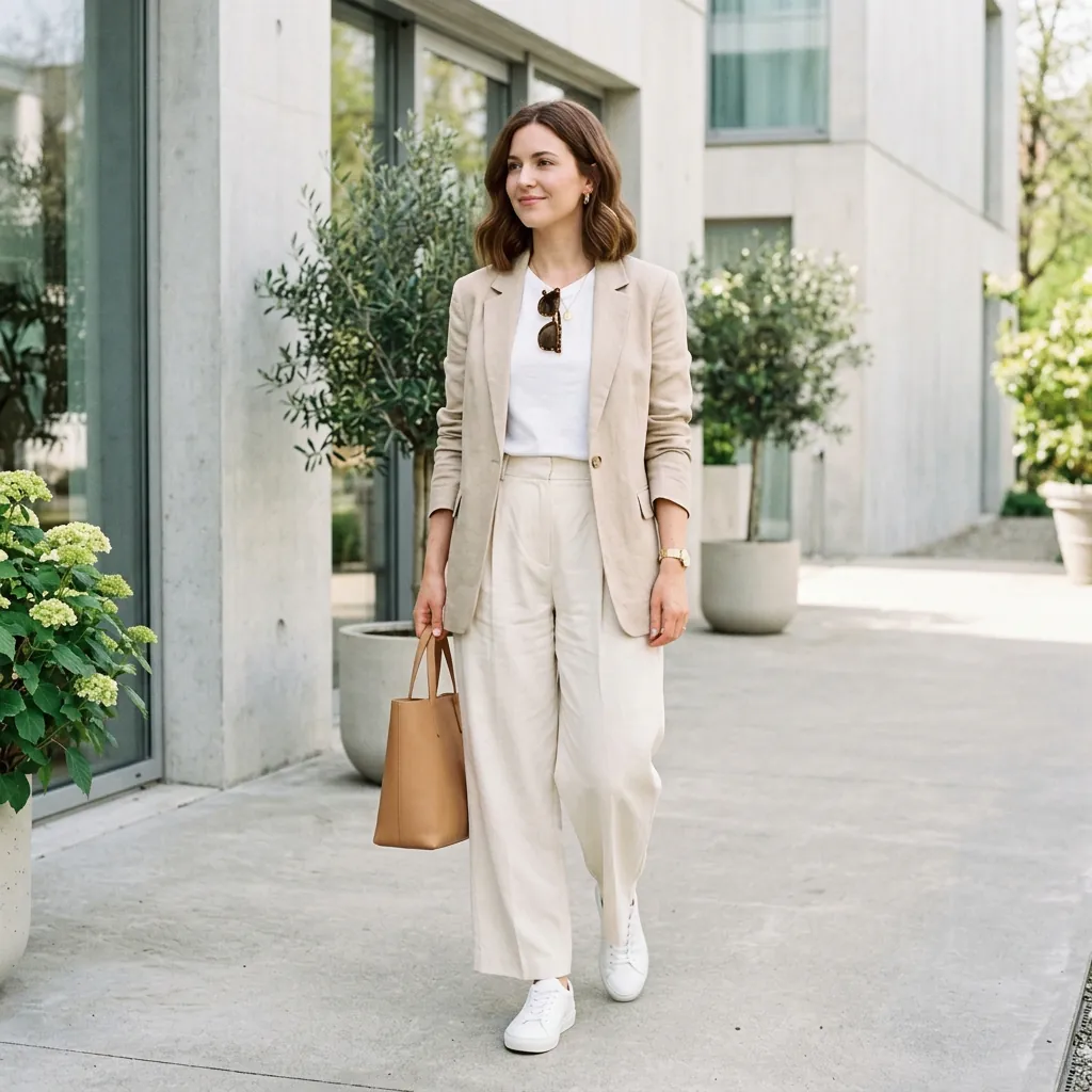 Comfy Spring Outfit Relaxed Tailoring Ideas