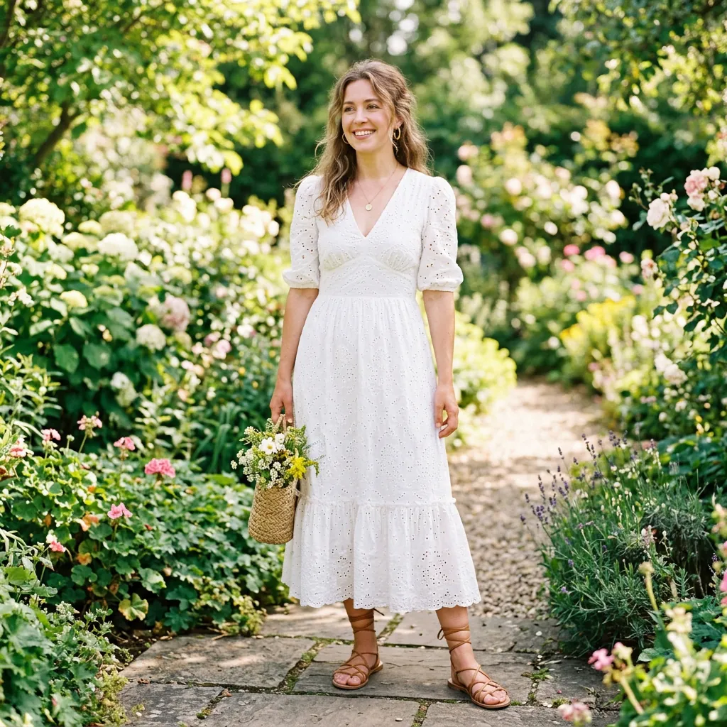 Outfit ideas summer casual with White Pieces