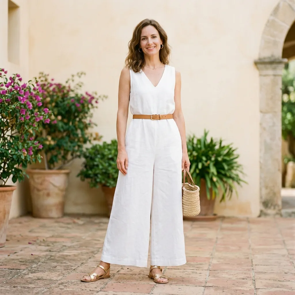 White Outfit Ideas: 30 Creative Looks to Inspire Your Next Stunning Style 12 White Outfit Ideas White Jumpsuit Ideas