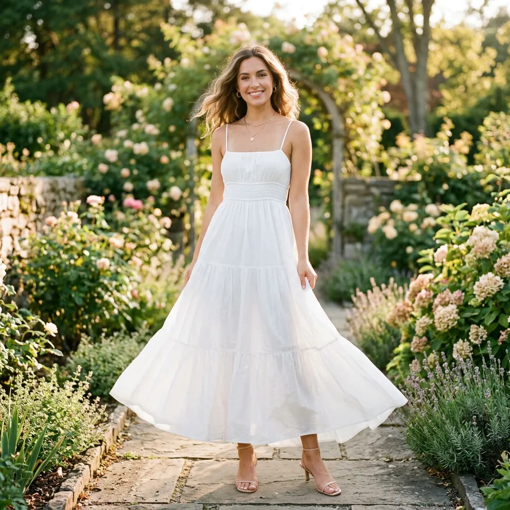 White Outfit Ideas: 30 Creative Looks to Inspire Your Next Stunning Style 10 White Outfit Idea White Maxi Dress Ideas