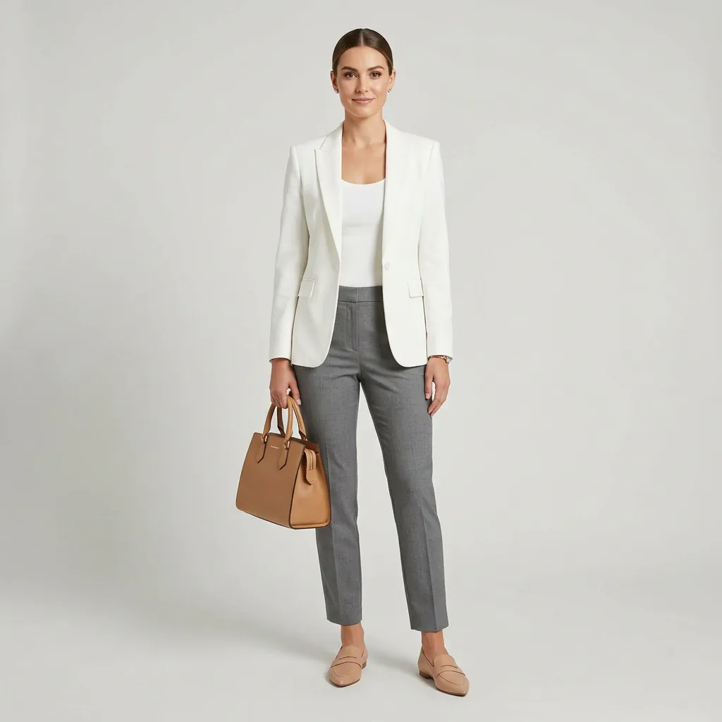 White Outfit Ideas: 30 Creative Looks to Inspire Your Next Stunning Style 25 White Outfit Idea White Office Outfit Ideas