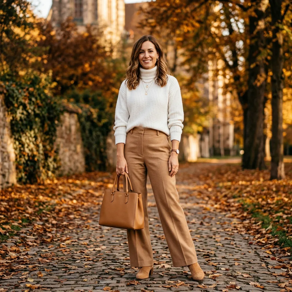 White Outfit Ideas: 30 Creative Looks to Inspire Your Next Stunning Style 27 White Outfit Ideas White Autumn Outfit Ideas