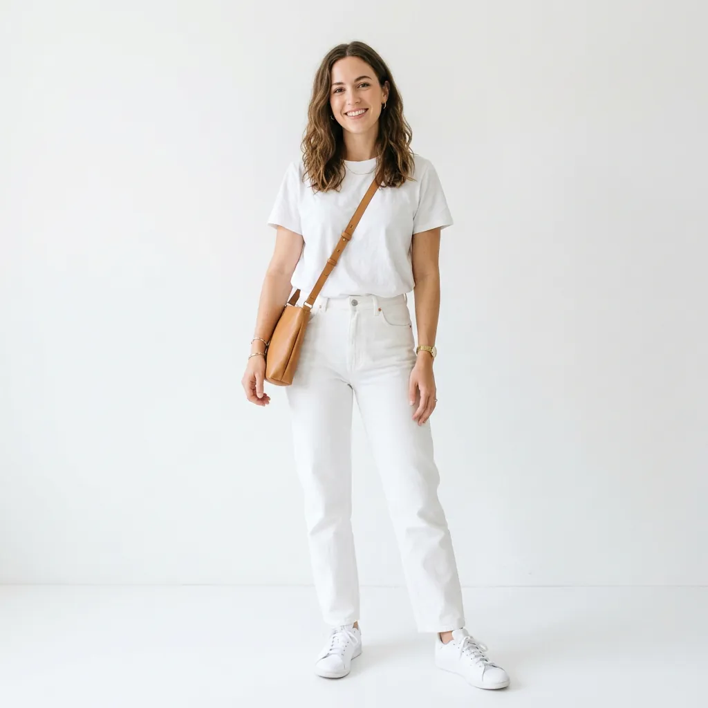 White Outfit Ideas: 30 Creative Looks to Inspire Your Next Stunning Style 6 White Outfit Idea Casual Everyday Ideas