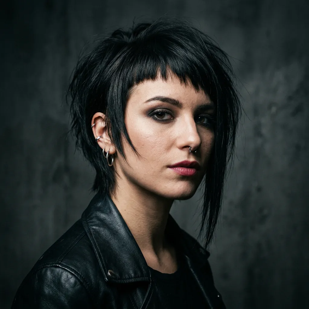 Asymmetrical Bangs Hairstyle Ideas