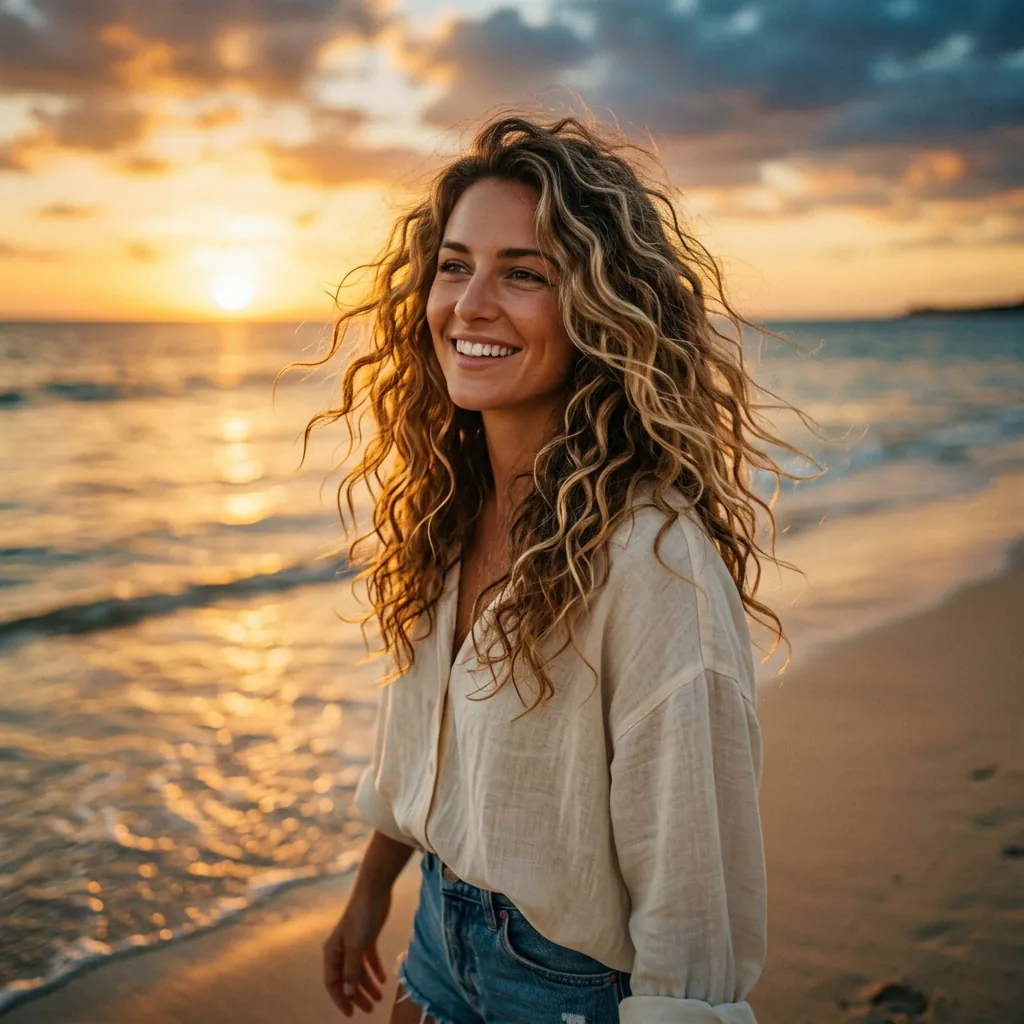 Beachy Curly Wave Ideas