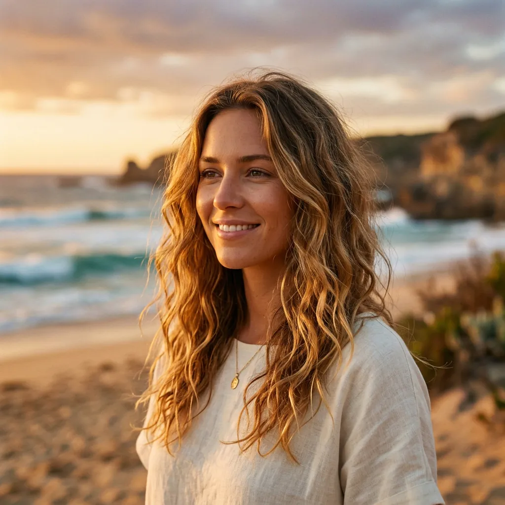 Beachy Waves Hairstyles Ideas
