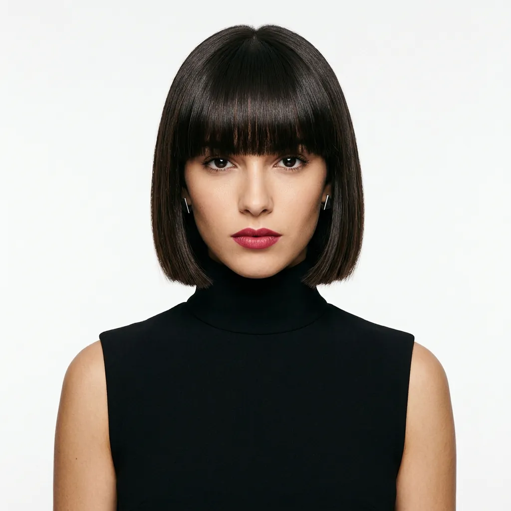 Bob hairstyles with bangs  Ideas
