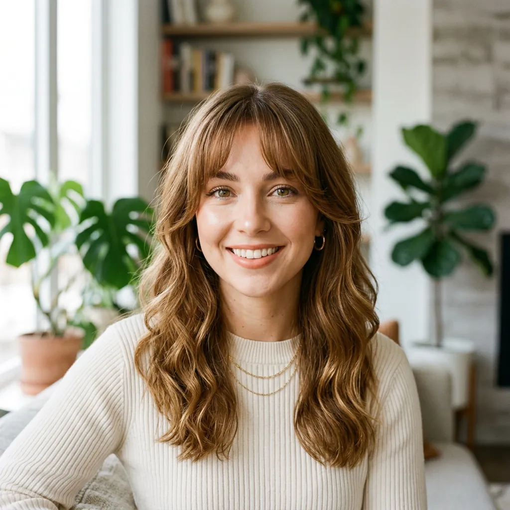Bottleneck Bangs Hairstyle Ideas