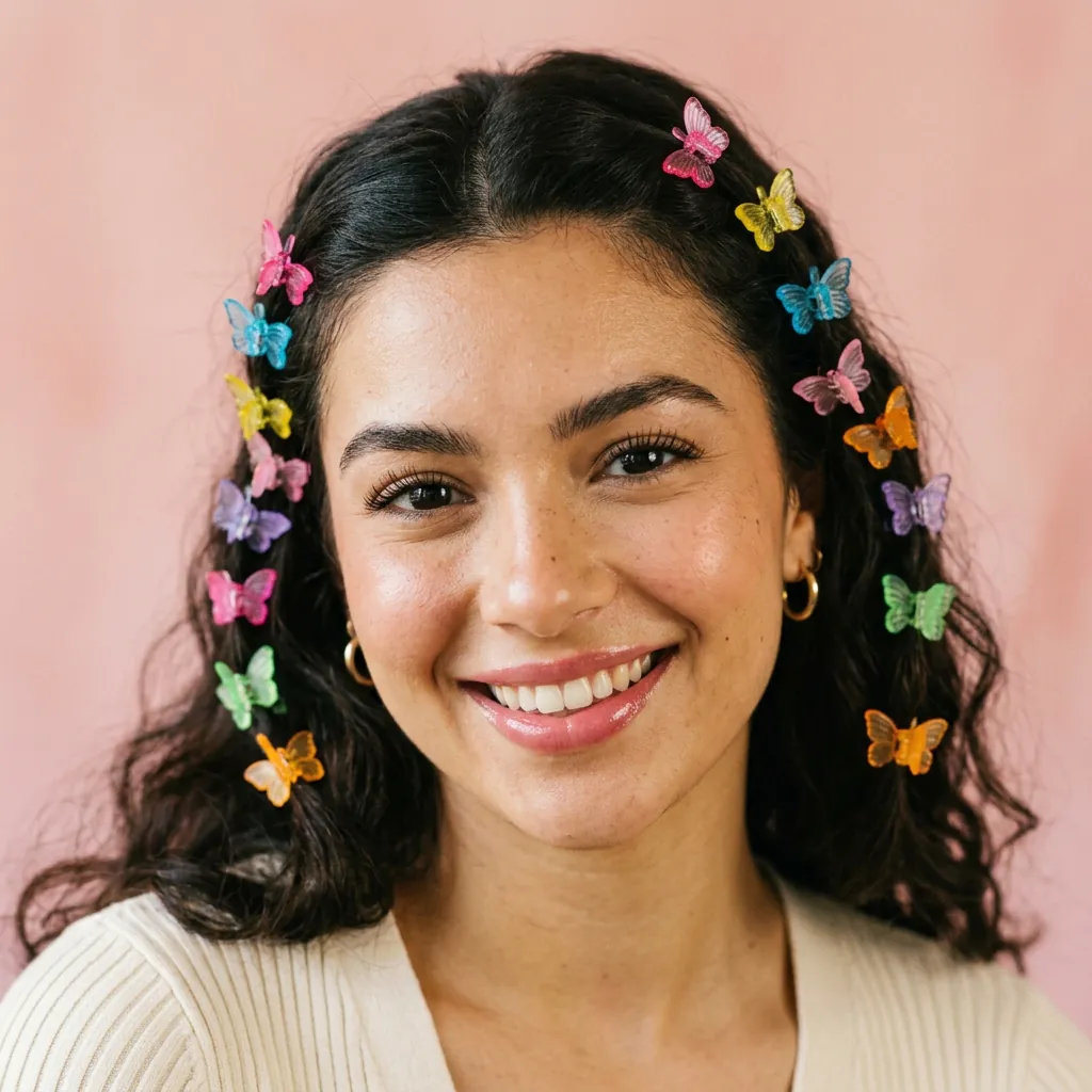 30 Hairstyles with Clips Ideas Creative Ways to Style Your Hair 4 Butterfly hairstyles with clips Ideas