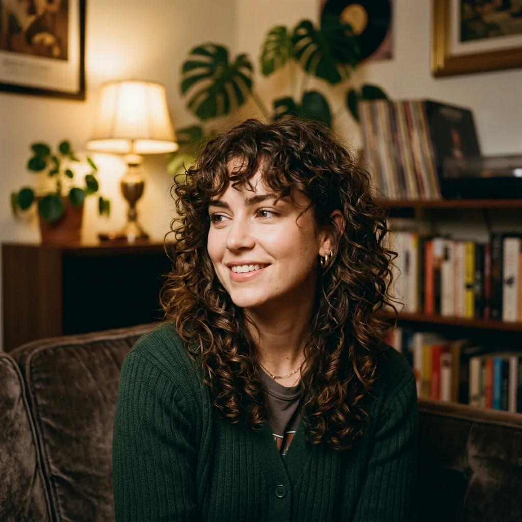 Curly Shag Haircut Ideas