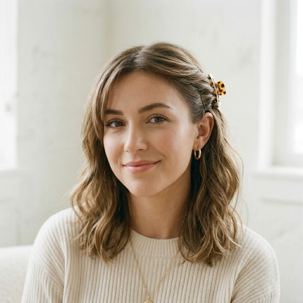 30 Hairstyles with Clips Ideas Creative Ways to Style Your Hair 12 Curtain Bangs hairstyles with clips Ideas