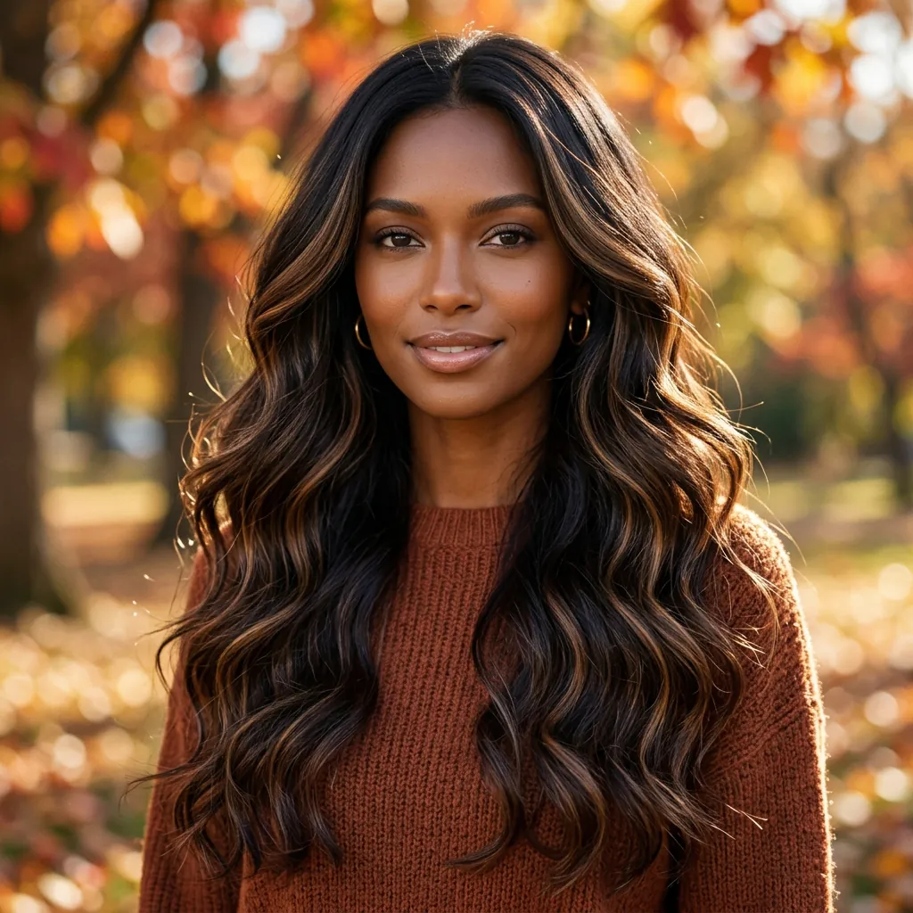 30 Fall Hair Color Trends Ideas to Inspire Your Most Beautiful Autumn Yet 8 Dark Chocolate with Highlights Ideas