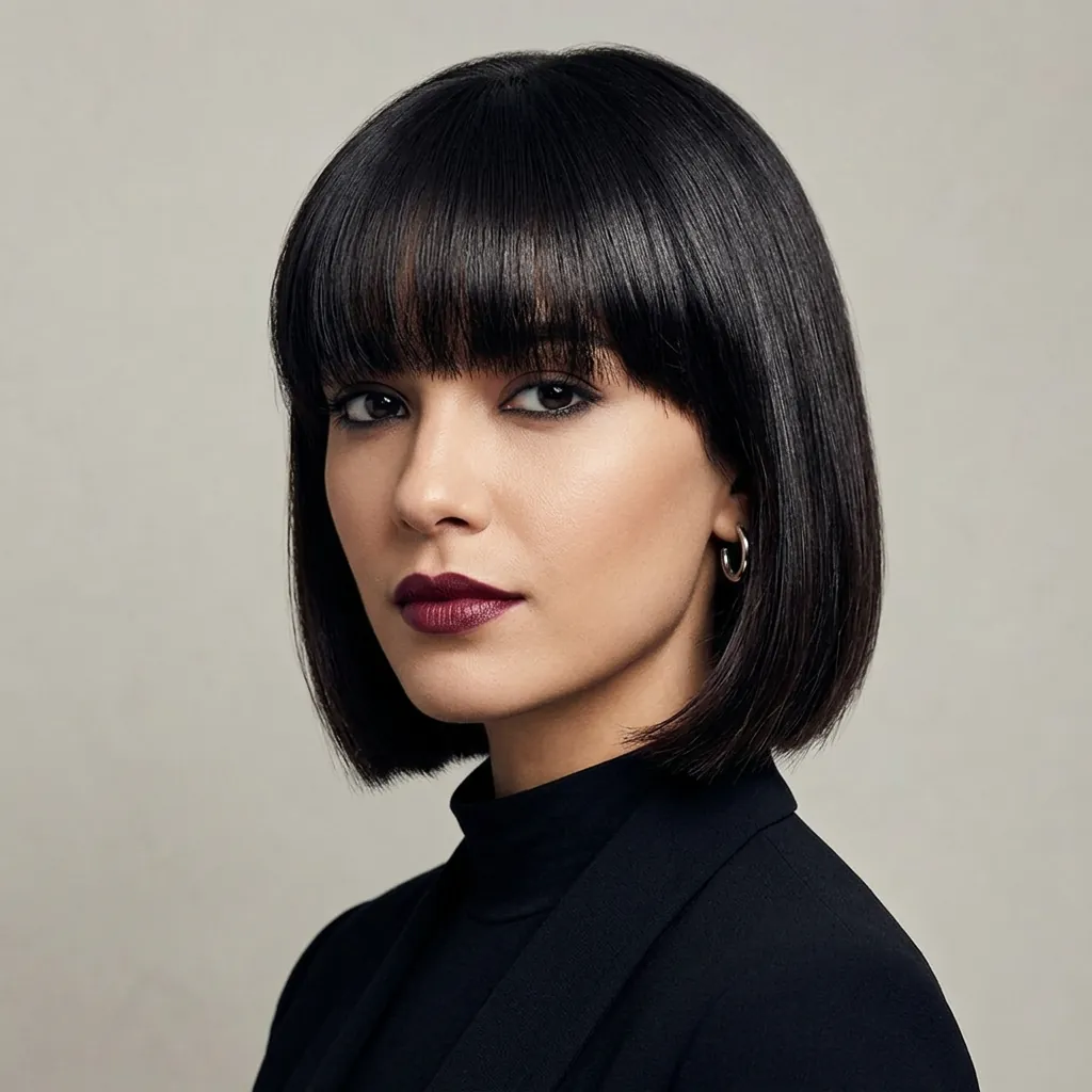 Fringe hairstyles with bangs Ideas