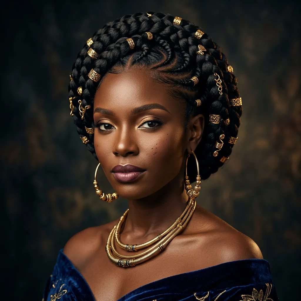 Goddess Braids Hairstyles with Braids