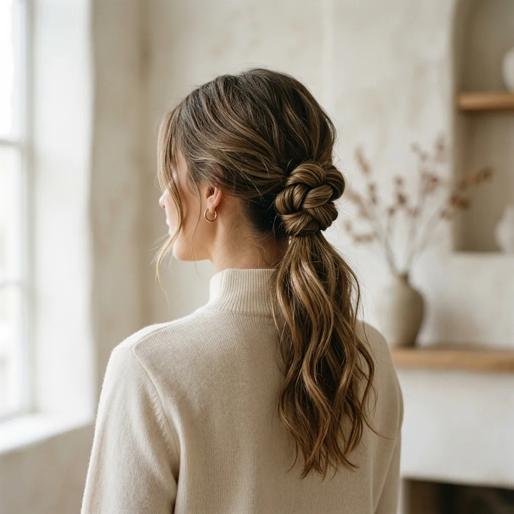 Hairstyles Ponytail Ideas: 30 Stunning Looks That Will Absolutely Transform Your Style 15 Knotted Ponytail Hairstyles Idea