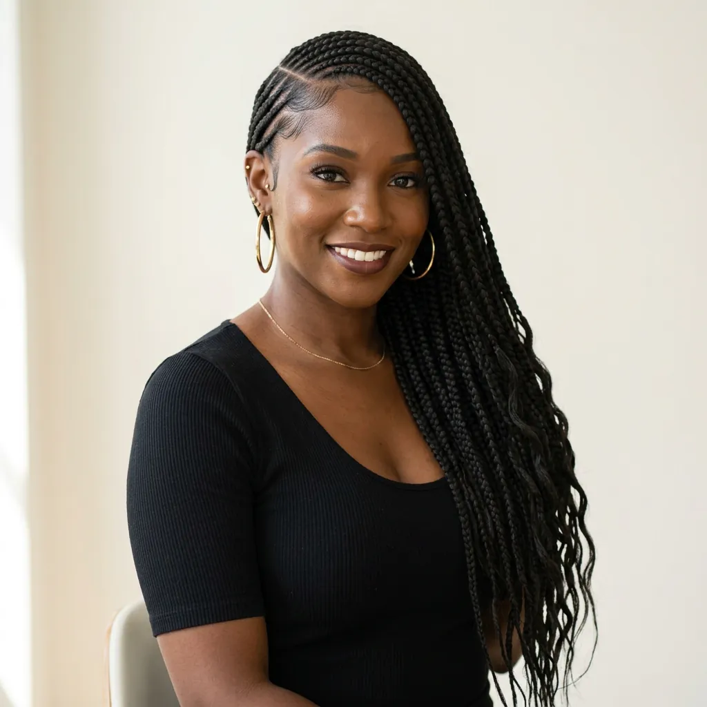 Lemonade Braids Hairstyles with Braids