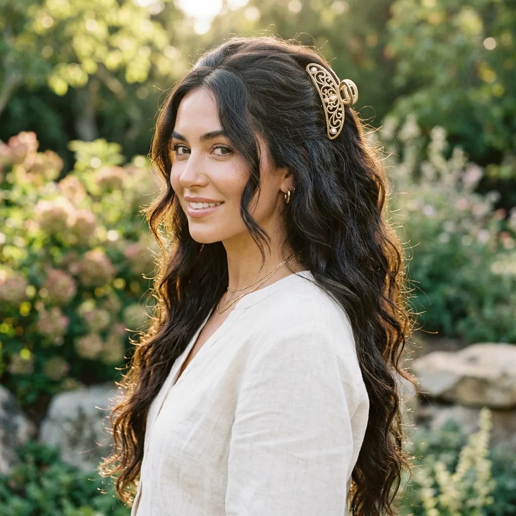 30 Hairstyles with Clips Ideas Creative Ways to Style Your Hair 18 hairstyles with clipsIdeas for Long Hair