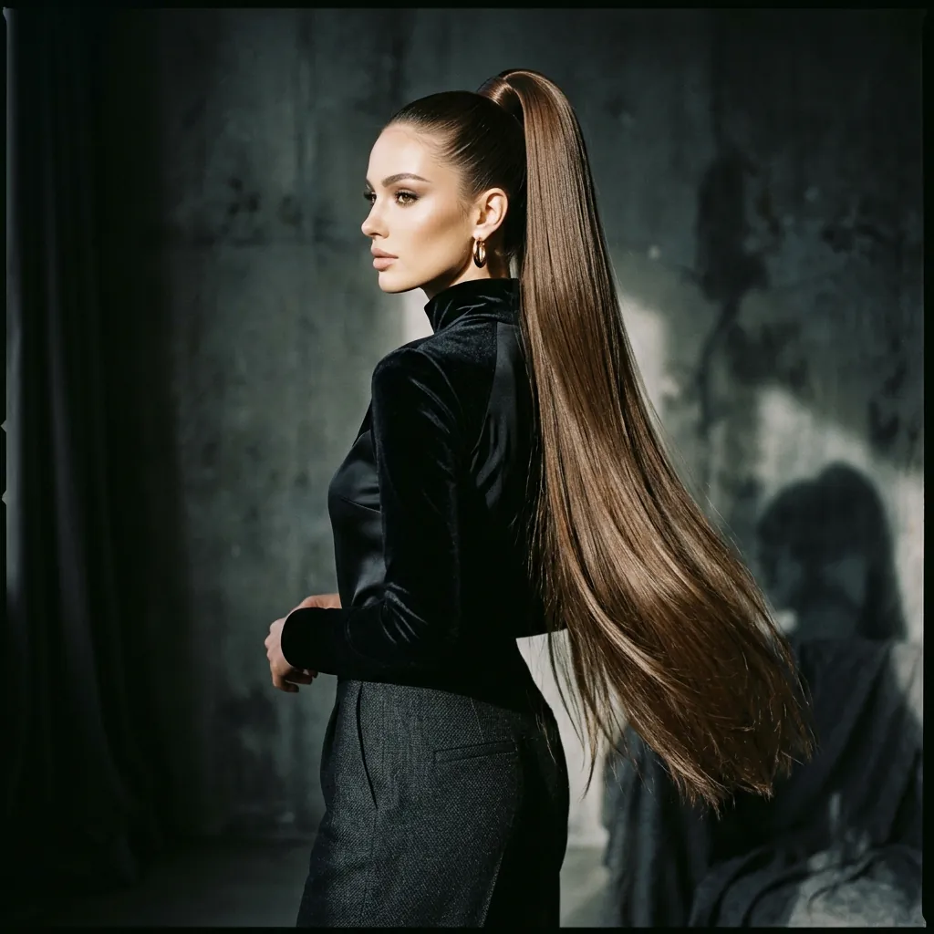 Hairstyles Ponytail Ideas: 30 Stunning Looks That Will Absolutely Transform Your Style 27 Long Ponytail Hairstyles Idea