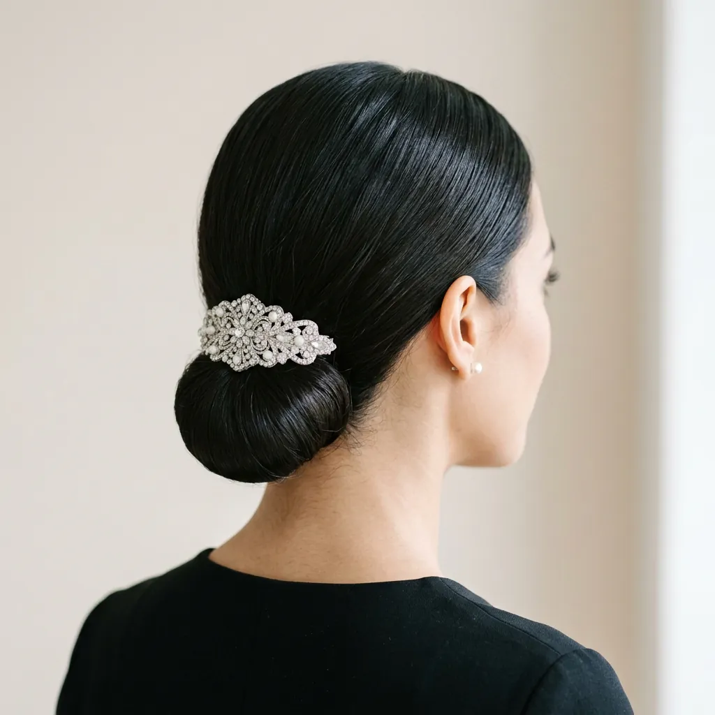 30 Hairstyles with Clips Ideas Creative Ways to Style Your Hair 13 Low Bun hairstyles with clips Ideas