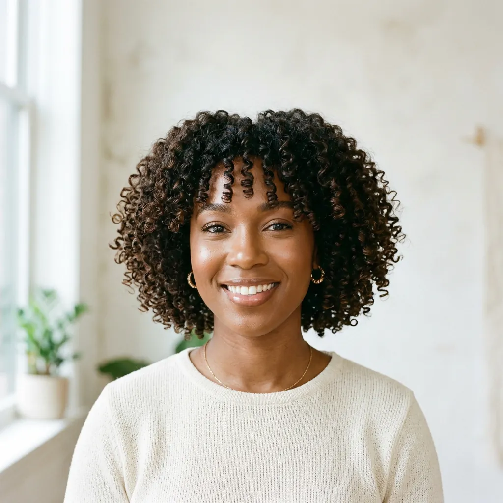Natural Curly Bob Ideas