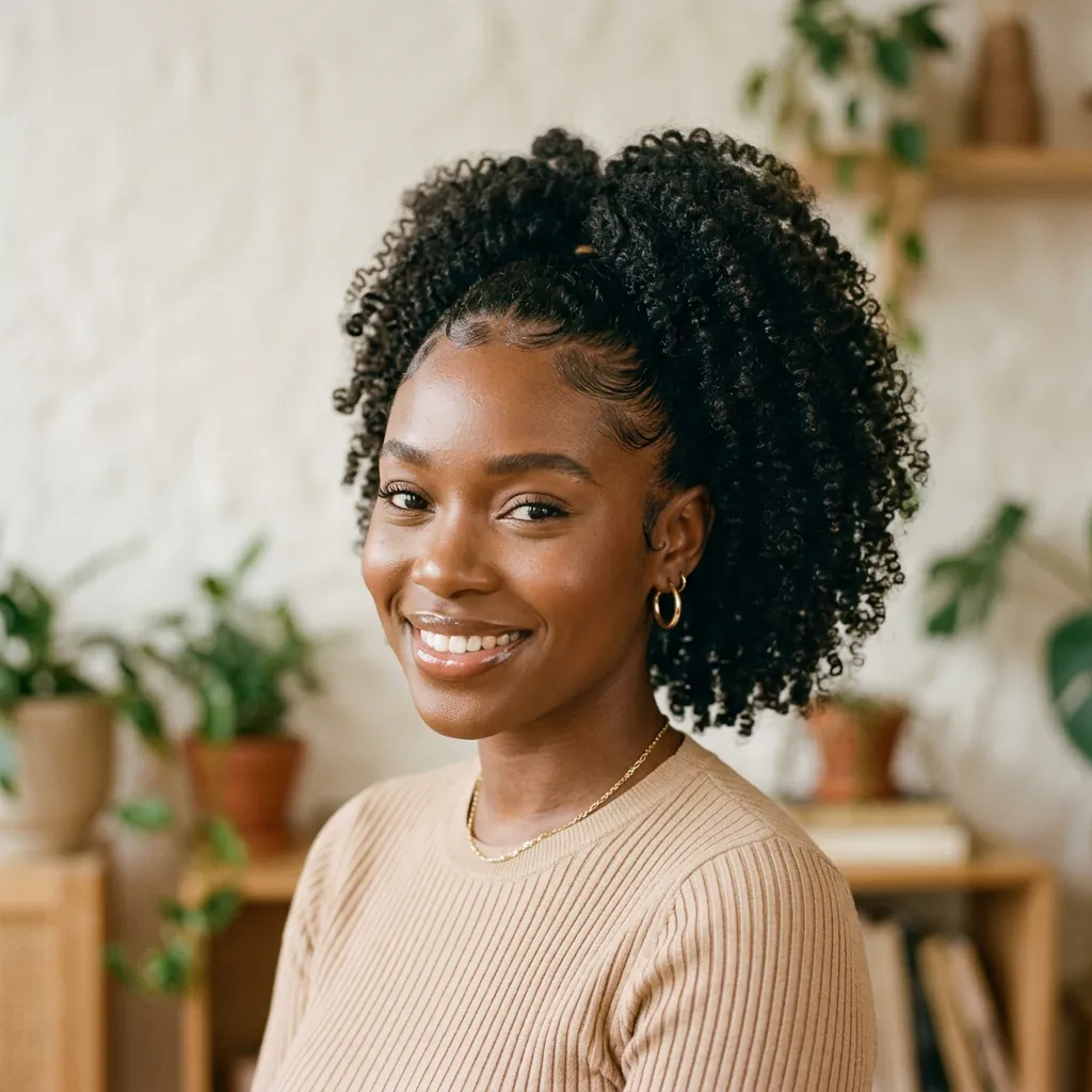 Hairstyles Ponytail Ideas: 30 Stunning Looks That Will Absolutely Transform Your Style 21 Natural Hair Ponytail Hairstyles Idea