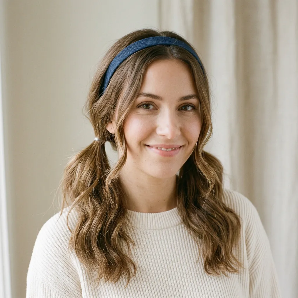 Pigtails With Headband Ideas