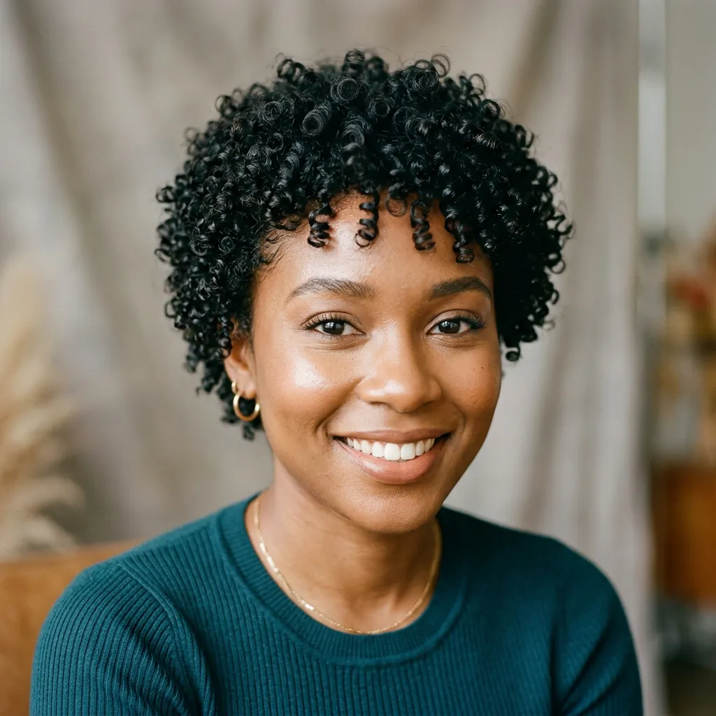 hairstyles for curly hair Short Ideas