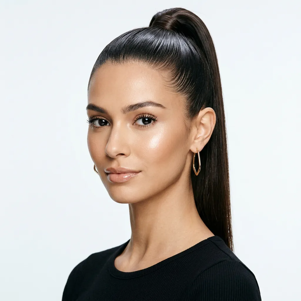 Hairstyles Ponytail Ideas: 30 Stunning Looks That Will Absolutely Transform Your Style 4 Sleek Ponytail Hairstyles Idea