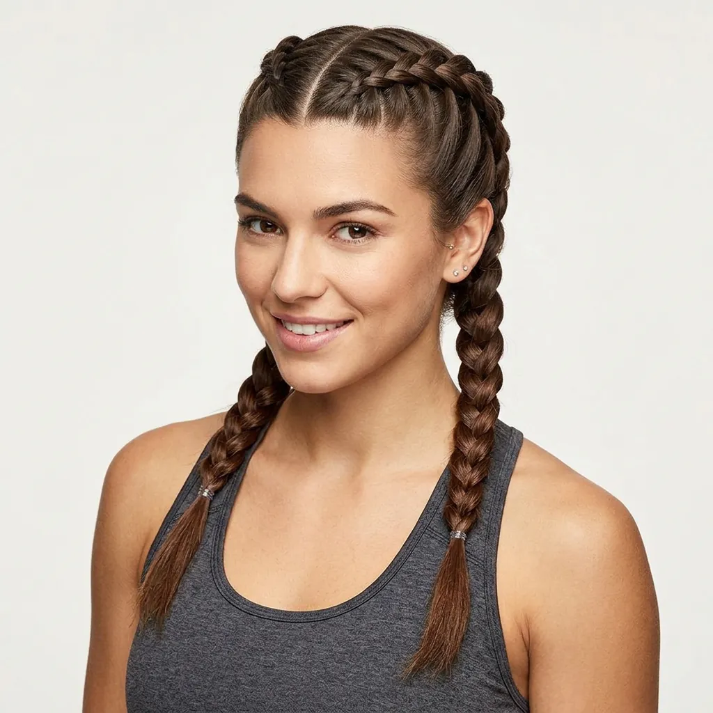 Dutch Braid Hairstyles with Braids