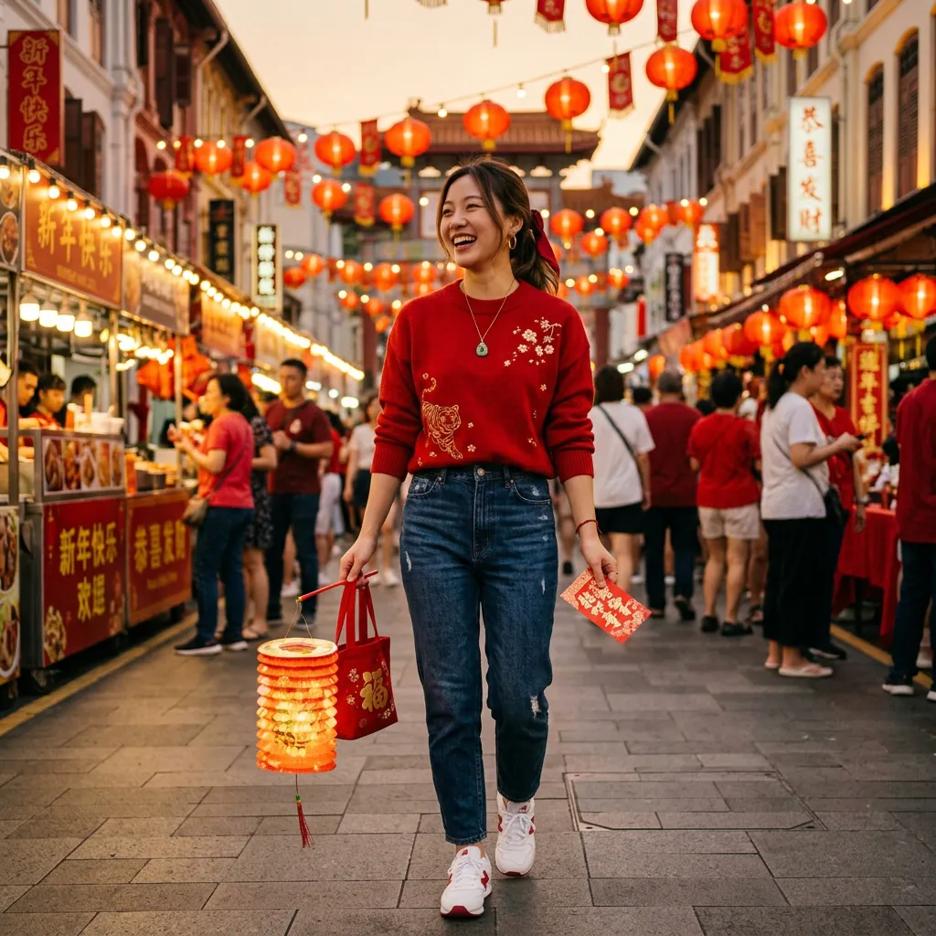 Casual Chinese New Year Look